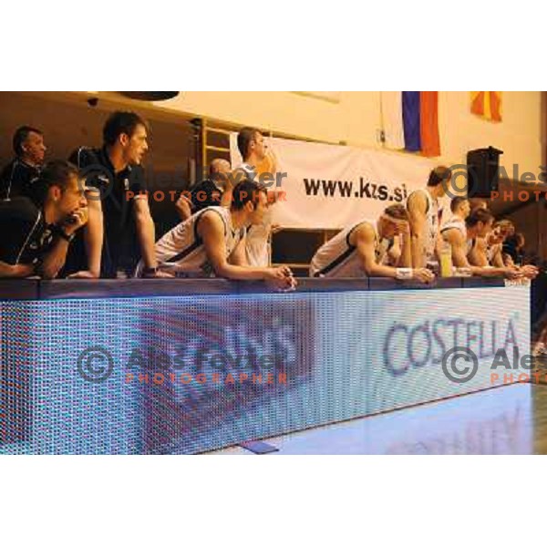  at the basketball game Slovenia - Macedonia, friendly match before the FIBA World Championship Turkey 2010, Ptuj 