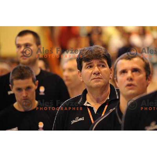 Memi Becirovic at the basketball game Slovenia - Macedonia, friendly match before the FIBA World Championship Turkey 2010, Ptuj 