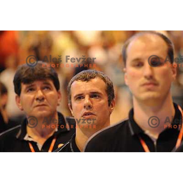 Miro Alilovic at the basketball game Slovenia - Macedonia, friendly match before the FIBA World Championship Turkey 2010, Ptuj] 