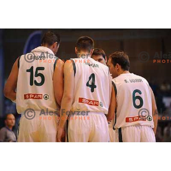  at the basketball game Slovenia - Macedonia, friendly match before the FIBA World Championship Turkey 2010, Ptuj 