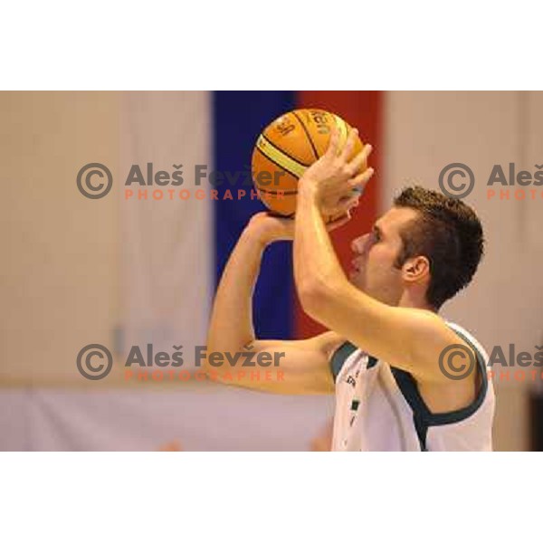 Sani Becirovic at the basketball game Slovenia - Macedonia, friendly match before the FIBA World Championship Turkey 2010, Ptuj 