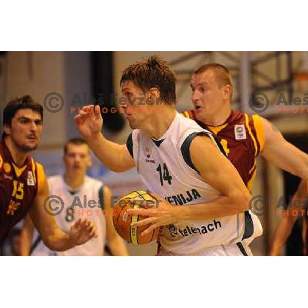 Gasper Vidmar at the basketball game Slovenia - Macedonia, friendly match before the FIBA World Championship Turkey 2010, Ptuj 