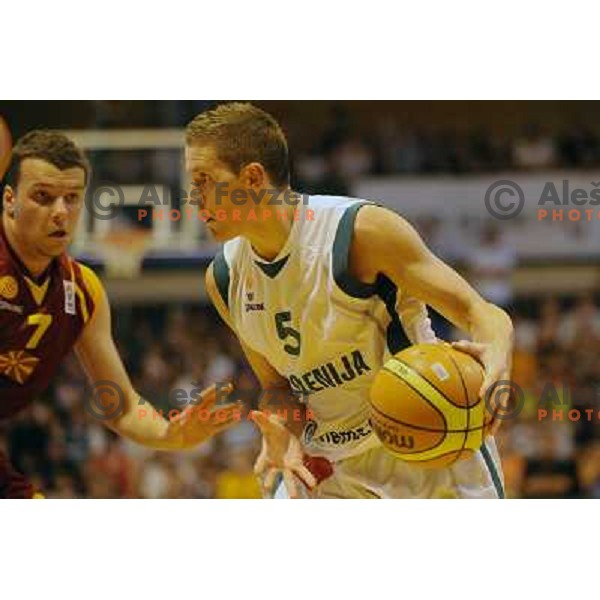 Jaka Lakaovic at the basketball game Slovenia - Macedonia, friendly match before the FIBA World Championship Turkey 2010, Ptuj 