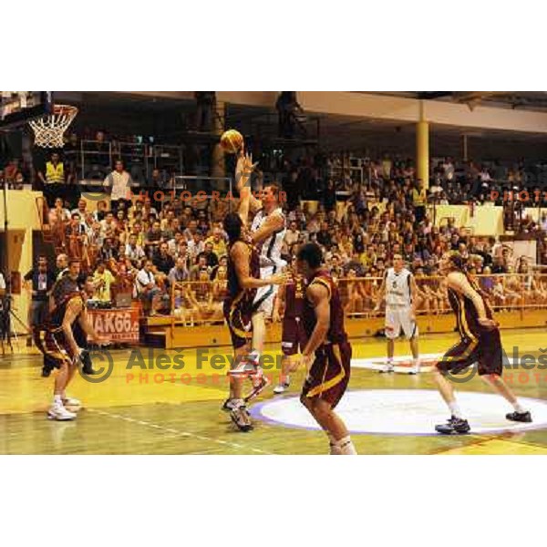 Primoz Brezec at the basketball game Slovenia - Macedonia, friendly match before the FIBA World Championship Turkey 2010, Ptuj 