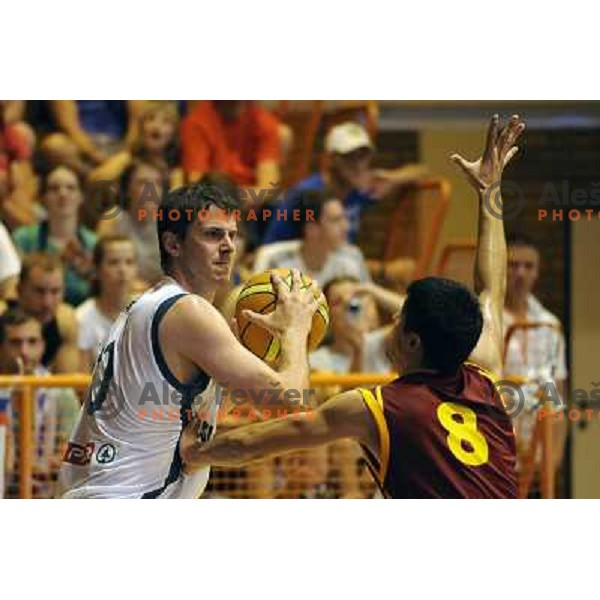 Bostjan Nachbar at the basketball game Slovenia - Macedonia, friendly match before the FIBA World Championship Turkey 2010, Ptuj 