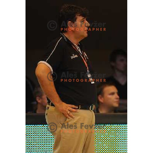 Memi Becirovic at the basketball game Slovenia - Macedonia, friendly match before the FIBA World Championship Turkey 2010, Ptuj 