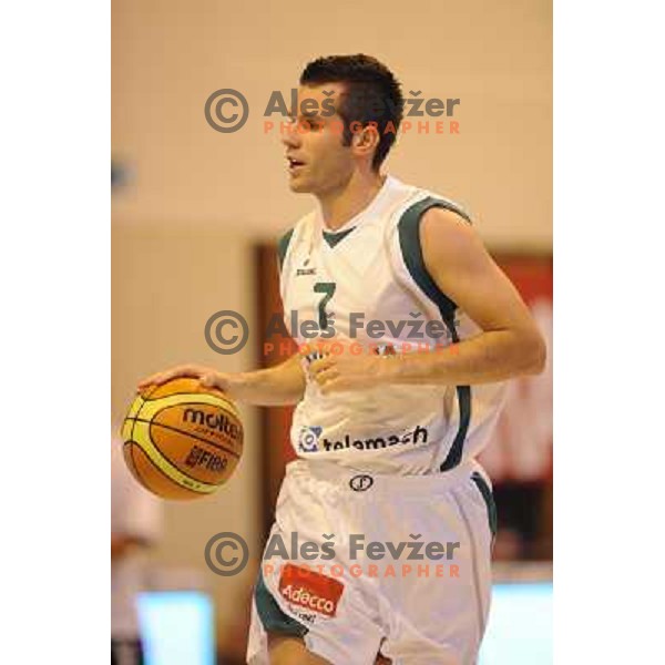 Sani Becirovic at the basketball game Slovenia - Macedonia, friendly match before the FIBA World Championship Turkey 2010, Ptuj 
