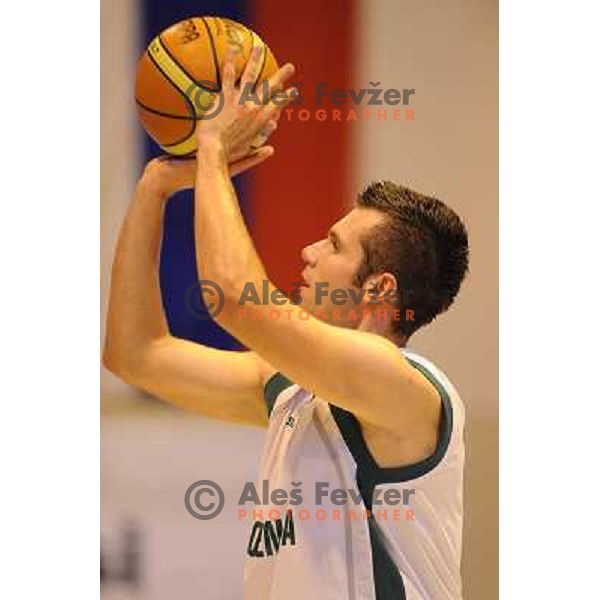 Sani Becirovic at the basketball game Slovenia - Macedonia, friendly match before the FIBA World Championship Turkey 2010, Ptuj 