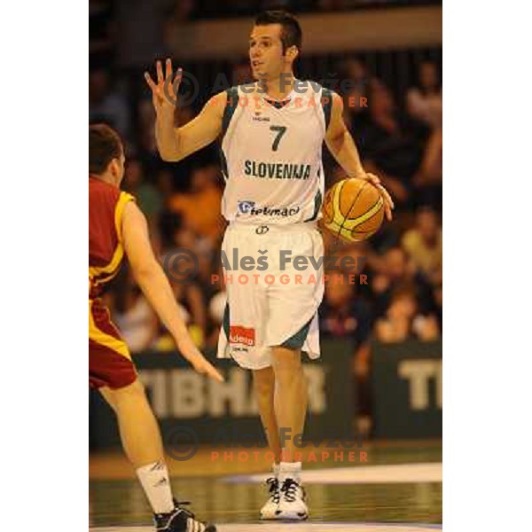 Sani Becirovic at the basketball game Slovenia - Macedonia, friendly match before the FIBA World Championship Turkey 2010, Ptuj 