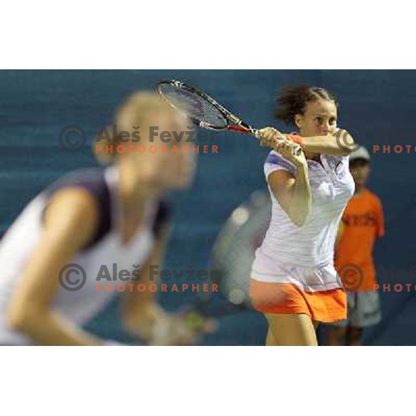 Jelena Jankovic of Serbia in action during the second round of WTA Banka Koper Slovenia Open tennis tournament, played in SRC Marina, Portoroz, Slovenia on July 22, 2010 
