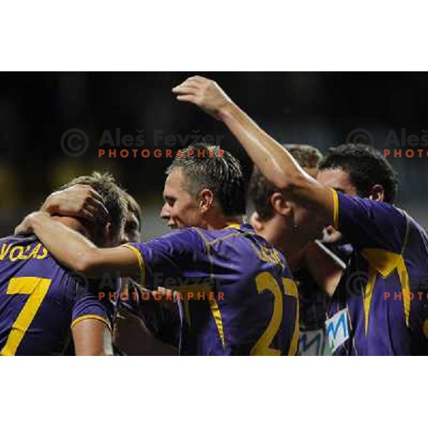 Nk Maribor at the football game Maribor - Videoton, played in the qualifier for Uefa Europa League, Maribor, 22.07.2010, Maribor won 2:0 and proceeds to the next round 