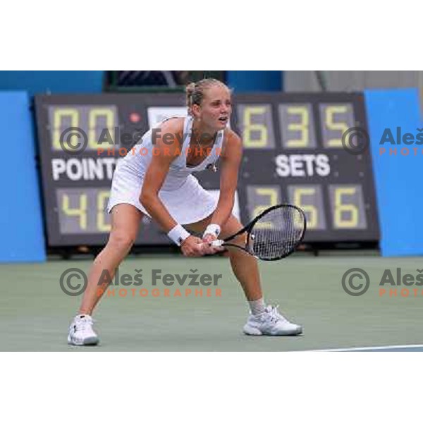 Anna Chakvetadze of Russia in action during the quarter-finals of WTA Banka Koper Slovenia Open tennis tournament, played in SRC Marina, Portoroz, Slovenia on July 23, 2010 