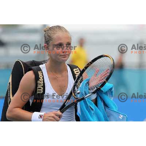 Anna Chakvetadze of Russia in action during the quarter-finals of WTA Banka Koper Slovenia Open tennis tournament, played in SRC Marina, Portoroz, Slovenia on July 23, 2010 