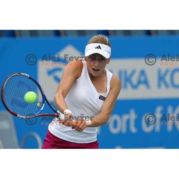 Ksenia Pervak of Russia in action during the quarter-finals of WTA Banka Koper Slovenia Open tennis tournament, played in SRC Marina, Portoroz, Slovenia on July 23, 2010 