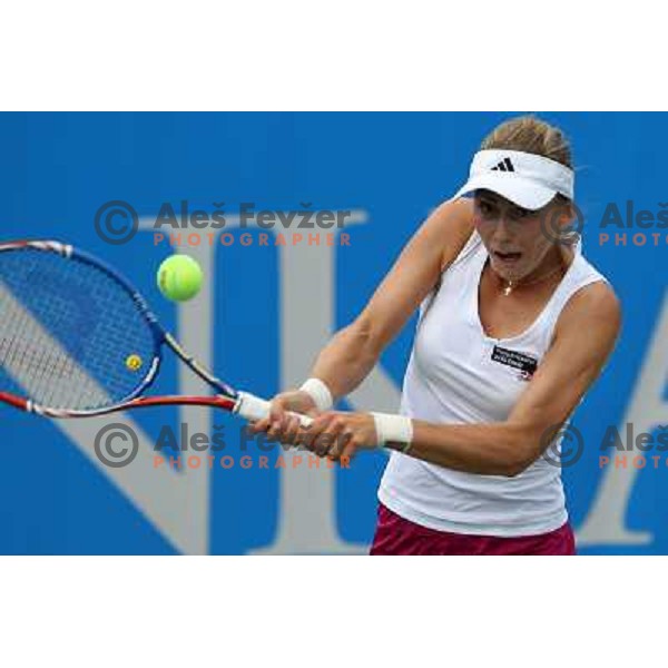 Ksenia Pervak of Russia in action during the quarter-finals of WTA Banka Koper Slovenia Open tennis tournament, played in SRC Marina, Portoroz, Slovenia on July 23, 2010 