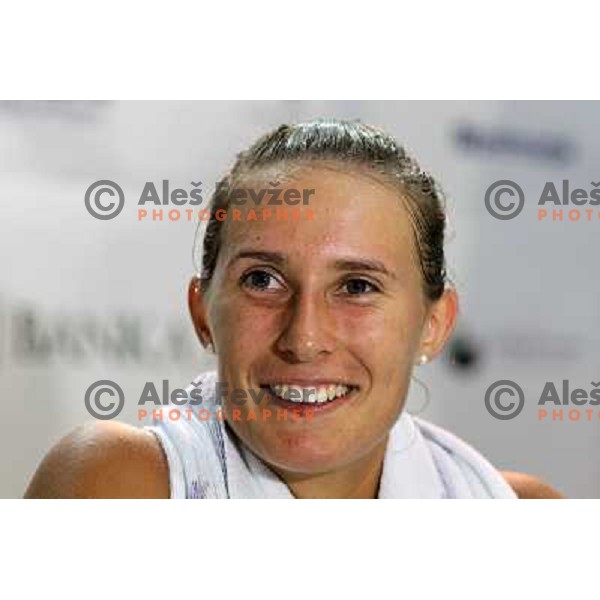 Polona Hercog of Slovenia during press conference at WTA Banka Koper Slovenia Open tennis tournament, played in SRC Marina, Portoroz, Slovenia on July 23, 2010 