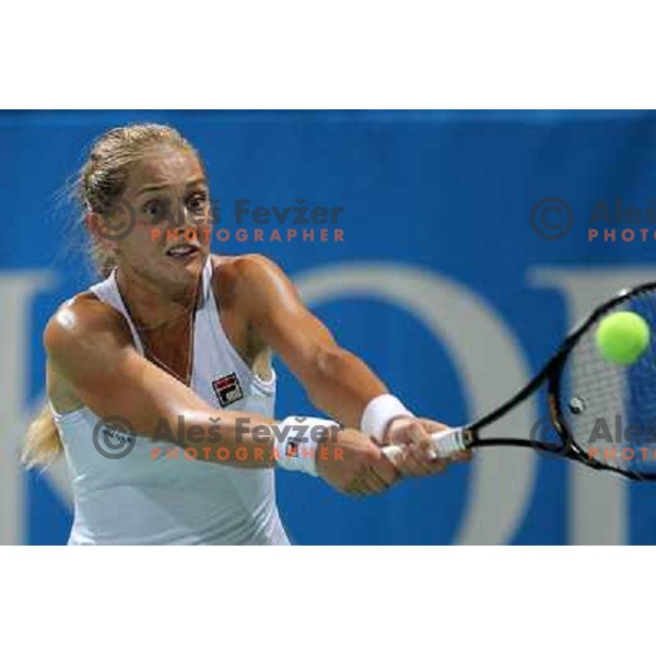 Anna Chakvetadze of Russia in action during semi-final of WTA Banka Koper Slovenia Open tennis tournament, played in SRC Marina, Portoroz, Slovenia on July 24, 2010 