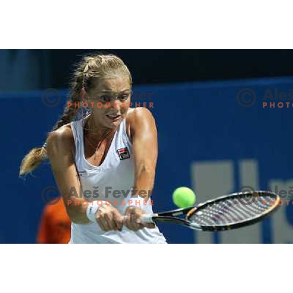Anna Chakvetadze of Russia in action during semi-final of WTA Banka Koper Slovenia Open tennis tournament, played in SRC Marina, Portoroz, Slovenia on July 24, 2010 