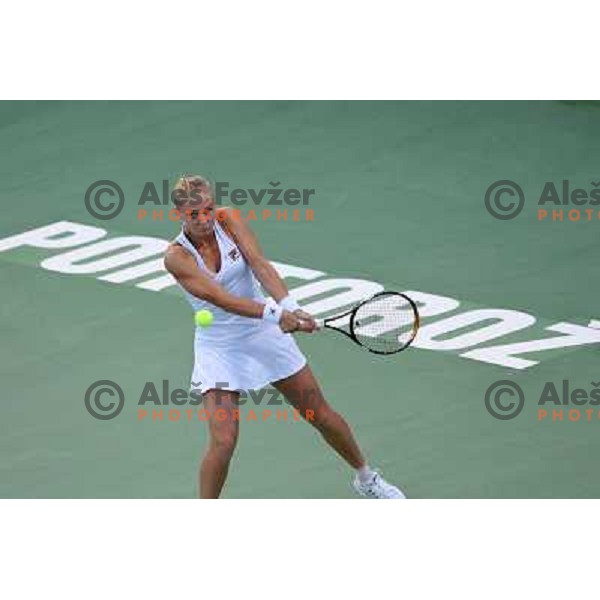 Anna Chakvetadze of Russia in action during semi-final of WTA Banka Koper Slovenia Open tennis tournament, played in SRC Marina, Portoroz, Slovenia on July 24, 2010 