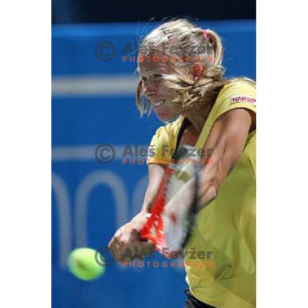 Anna Chakvetadze of Russia in action during the final of WTA Banka Koper Slovenia Open tennis tournament, played in SRC Marina, Portoroz, Slovenia on July 25, 2010 