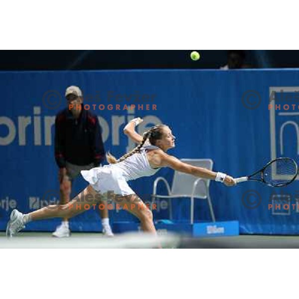 Anna Chakvetadze of Russia ,winner of WTA Banka Koper Slovenia Open tennis tournament, played in SRC Marina, Portoroz, Slovenia on July 25, 2010 