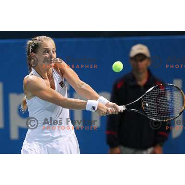 Anna Chakvetadze of Russia ,winner of WTA Banka Koper Slovenia Open tennis tournament, played in SRC Marina, Portoroz, Slovenia on July 25, 2010 