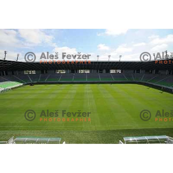 Stozice football stadium at the presentation of the Stozice Football stadium and Stozice sports hall to the media, 07.08.2010, Ljubljana 