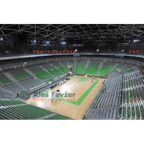 Stozice sports hall at the presentation of the Stozice Football stadium and Stozice sports hall to the media, 07.08.2010, Ljubljana 