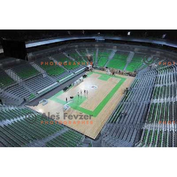 Stozice sports hall at the presentation of the Stozice Football stadium and Stozice sports hall to the media, 07.08.2010, Ljubljana 