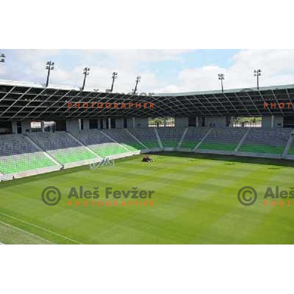 Stozice football stadium at the presentation of the Stozice Football stadium and Stozice sports hall to the media, 07.08.2010, Ljubljana 