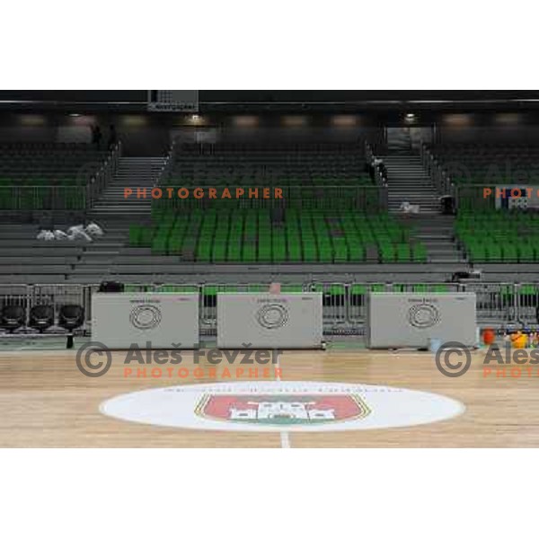 Stozice sports hall at the presentation of the Stozice Football stadium and Stozice sports hall to the media, 07.08.2010, Ljubljana 