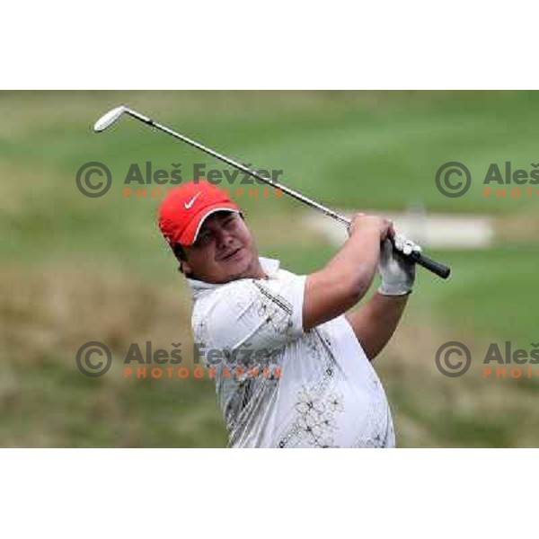 Anze Logar playing at Dnevi golfa na Diners Golf&Country Club- turnir Castrol Challenge Cup, Smlednik, Slovenia 6.8.2010 