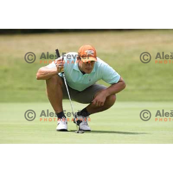 Jure Kosir playing at Dnevi golfa na Diners Golf&Country Club- turnir Castrol Challenge Cup, Smlednik, Slovenia 6.8.2010 
