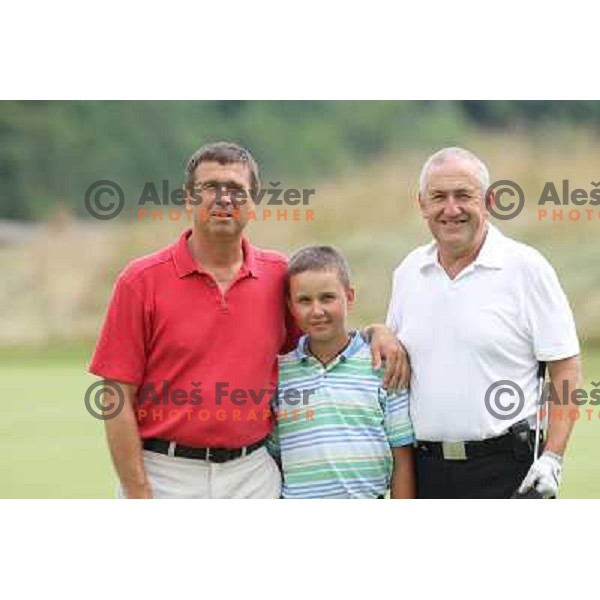  Tomaz Slavec, Vid Slavec, Emil Venta playing at Dnevi golfa na Diners Golf&Country Club- turnir Castrol Challenge Cup, Smlednik, Slovenia 6.8.2010 