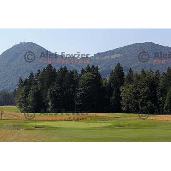 Green of hole nr. 6 at Diners golf & country club, Smlednik, Slovenia on 8th of July 2010 