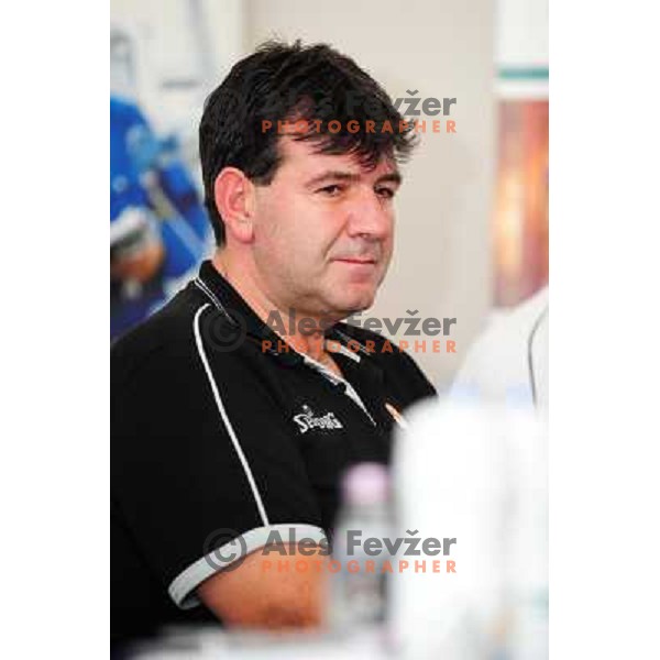 Memi Becirovic during Adecco cup press conference, Maribor, 12.8.2010 