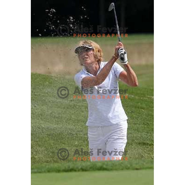Slovenian national championships for senior ladies over 3 days at Diners golf & country club Smlednik. Second round action on August 18,2010 