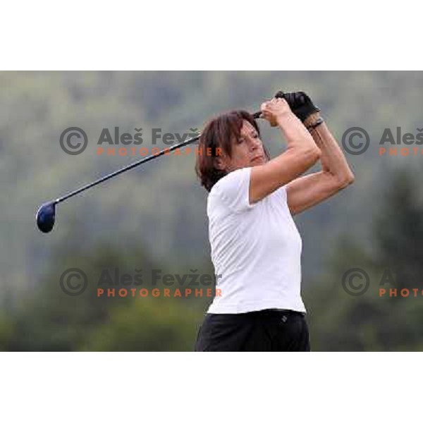 Slovenian national championships for senior ladies over 3 days at Diners golf & country club Smlednik. Second round action on August 18,2010 