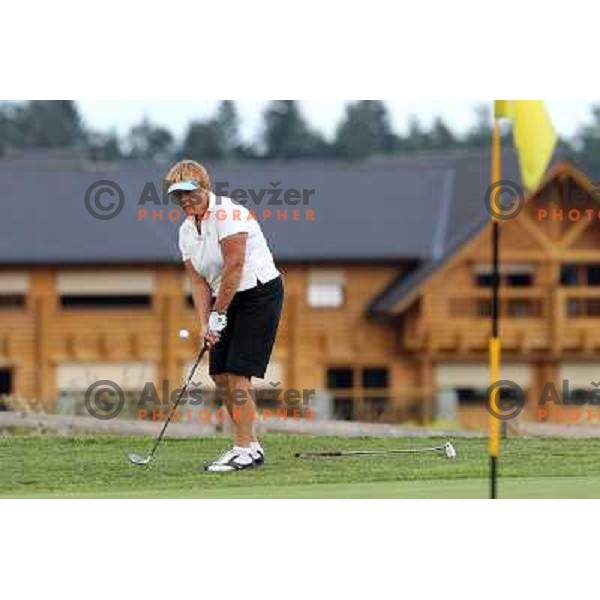 Slovenian national championships for senior ladies over 3 days at Diners golf & country club Smlednik. Second round action on August 18,2010 