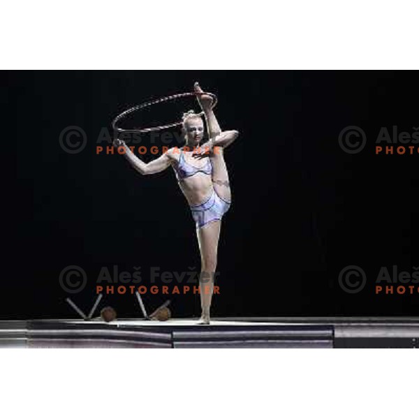 Cirque du Soleil performing during Opening ceremony of FIBA World Championship 2010 in Sinan Erdem Dome, Istanbul, Turkey on August 27, 2010 