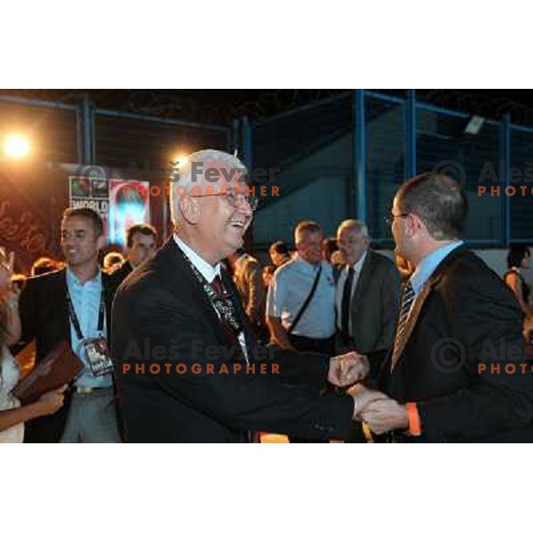 Opening ceremony of FIBA World Championship 2010 in Sinan Erdem Dome, Istanbul, Turkey on August 27, 2010 