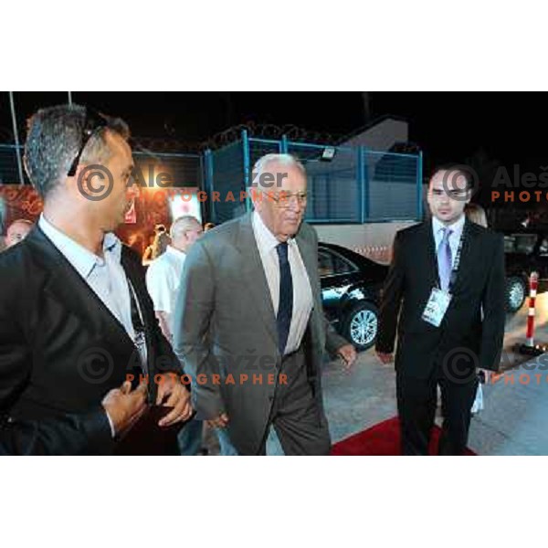 Bora Stankovic (middle) before Opening ceremony of FIBA World Championship 2010 in Sinan Erdem Dome, Istanbul, Turkey on August 27, 2010 