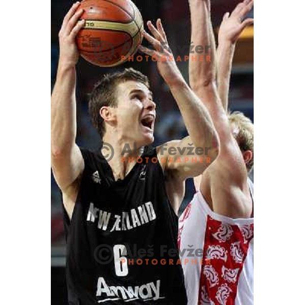  Kirk Penney of New Zealand in action during basketball match USA-Angola in eight-final of FIBA World Championship 2010, played in Sinan Erdem Dome, Istanbul, Turkey on September 6, 2010 