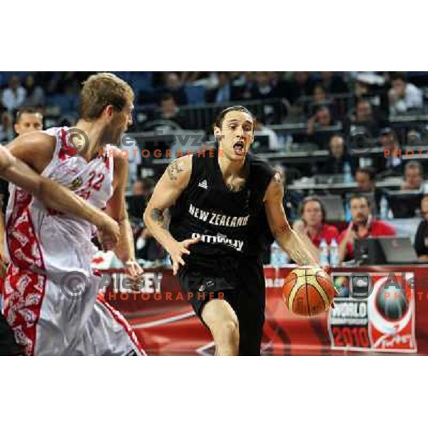 Lindsay Tait of New Zealand in action during basketball match USA-Angola in eight-final of FIBA World Championship 2010, played in Sinan Erdem Dome, Istanbul, Turkey on September 6, 2010 