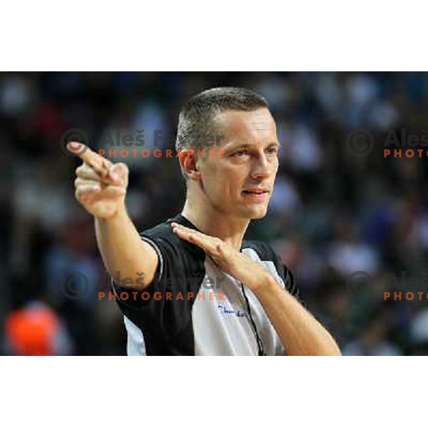 Referee Sasa Pukl of Slovenia in action during basketball match USA-Angola in eight-final of FIBA World Championship 2010, played in Sinan Erdem Dome, Istanbul, Turkey on September 6, 2010 