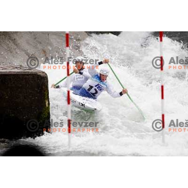 Saso Taljat and Luka Bozic SLO during world championship in Tacen, Slovenia 9.2010 