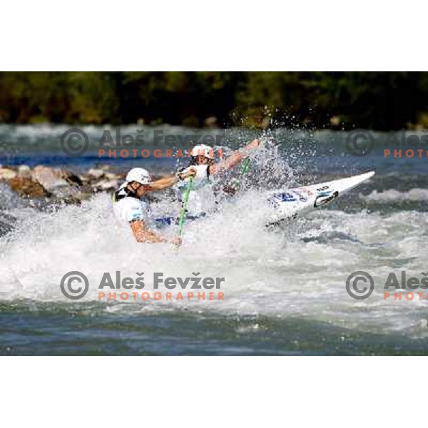 Saso Taljat and Luka Bozic SLO during world championship in Tacen, Slovenia 9.2010 