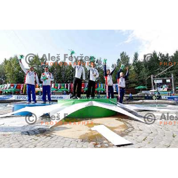 Hochschornerbrothers SVK finished first, Gargaud Chanut Denis, Lefevre Fabien FRA finished second andFlorence David, Hounsow Richard finished at world championship in Tacen, Slovenia 9.2010 