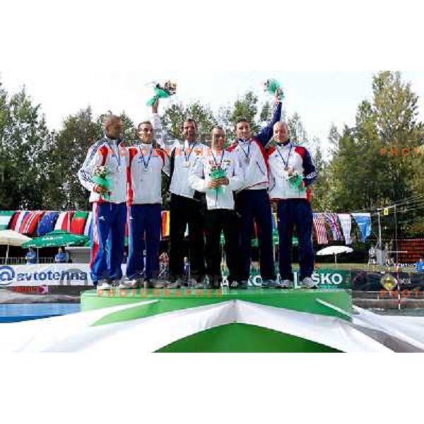 Hochschornerbrothers SVK finished first, Gargaud Chanut Denis, Lefevre Fabien FRA finished second andFlorence David, Hounsow Richard finished at world championship in Tacen, Slovenia 9.2010 