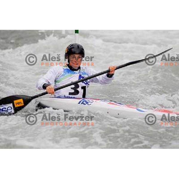 Eva Tercelj SLO at world championship in Tacen, Slovenia 9.2010 
